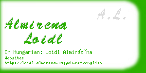 almirena loidl business card